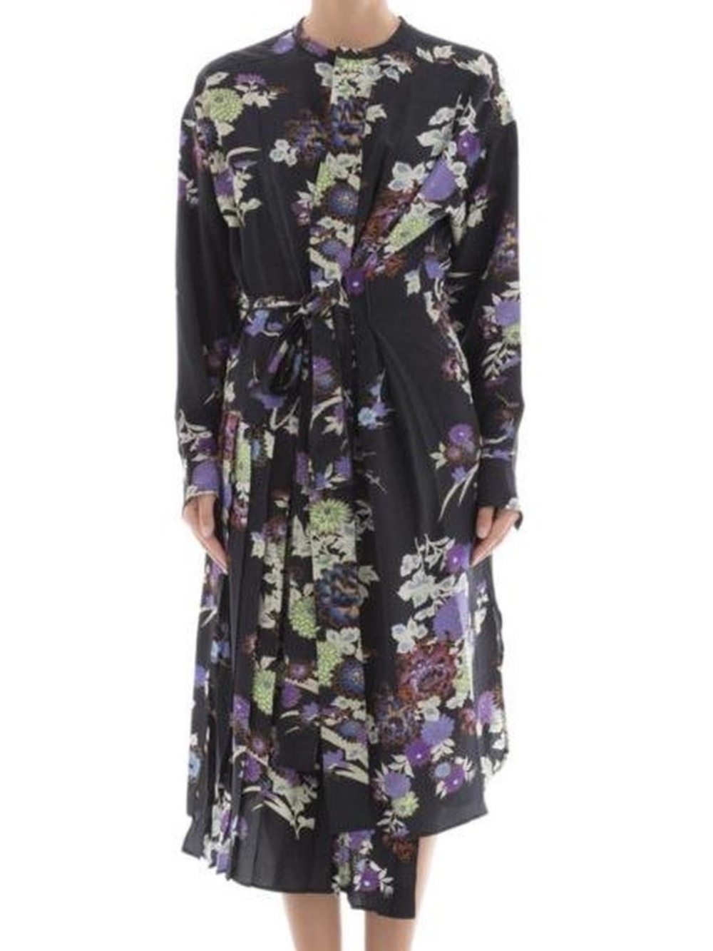 ISABEL MARANT Iam floral silk asymmetric dress